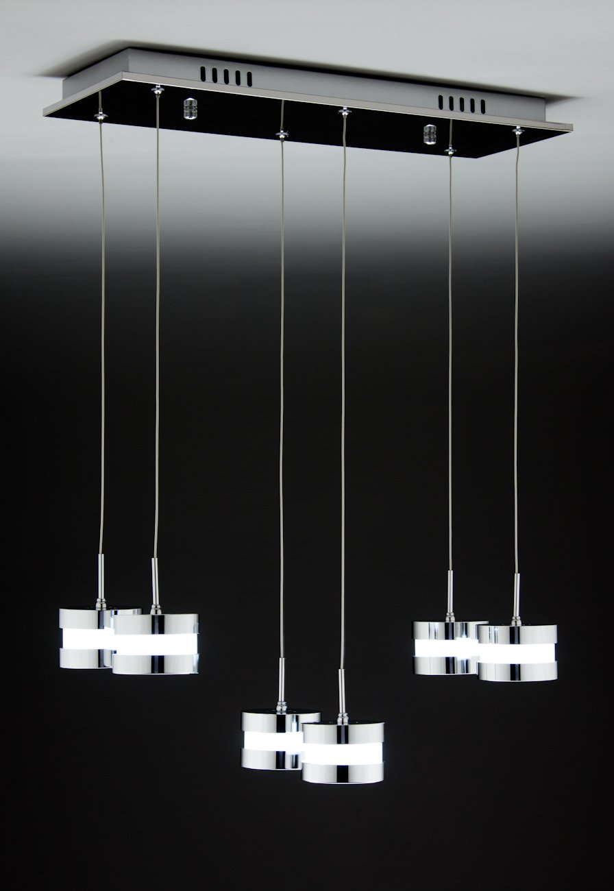 Lampadario a Sospensione Led Cup 6 di Design Moderno