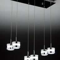 Lampadario a Sospensione Led Cup 6 di Design Moderno