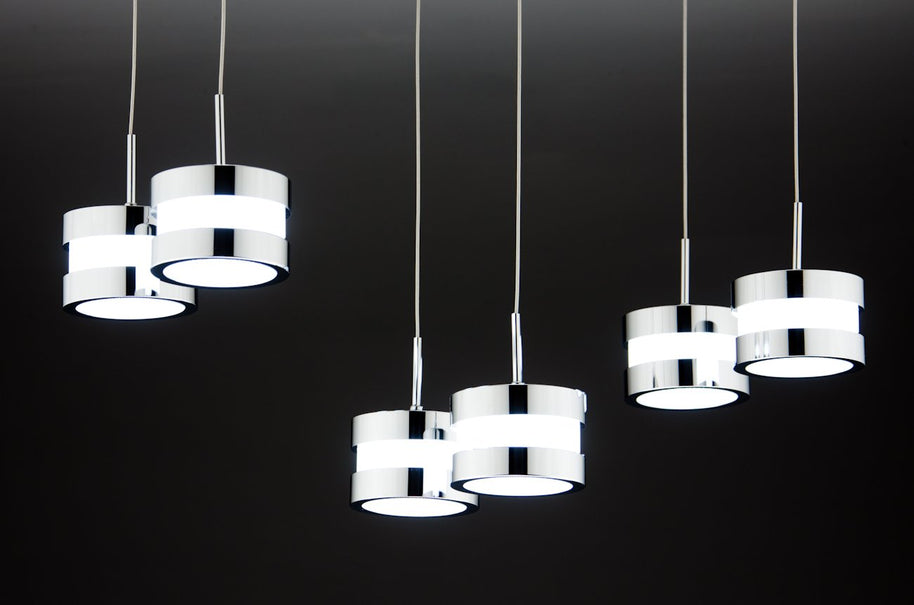 Lampadario a Sospensione Led Cup 6 di Design Moderno