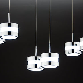 Lampadario a Sospensione Led Cup 6 di Design Moderno