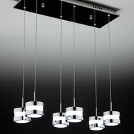 Lampadario a Sospensione Led Cup 6 di Design Moderno