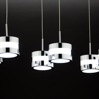 Lampadario a Sospensione Led Cup 6 di Design Moderno