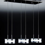 Lampadario a Sospensione Led Cup 6 di Design Moderno