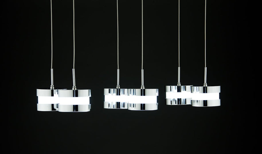 Lampadario a Sospensione Led Cup 6 di Design Moderno