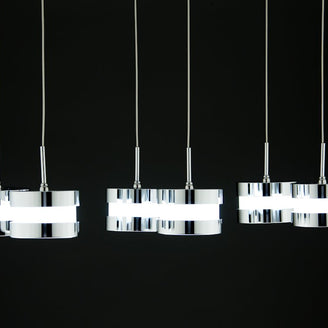 Lampadario a Sospensione Led Cup 6 di Design Moderno