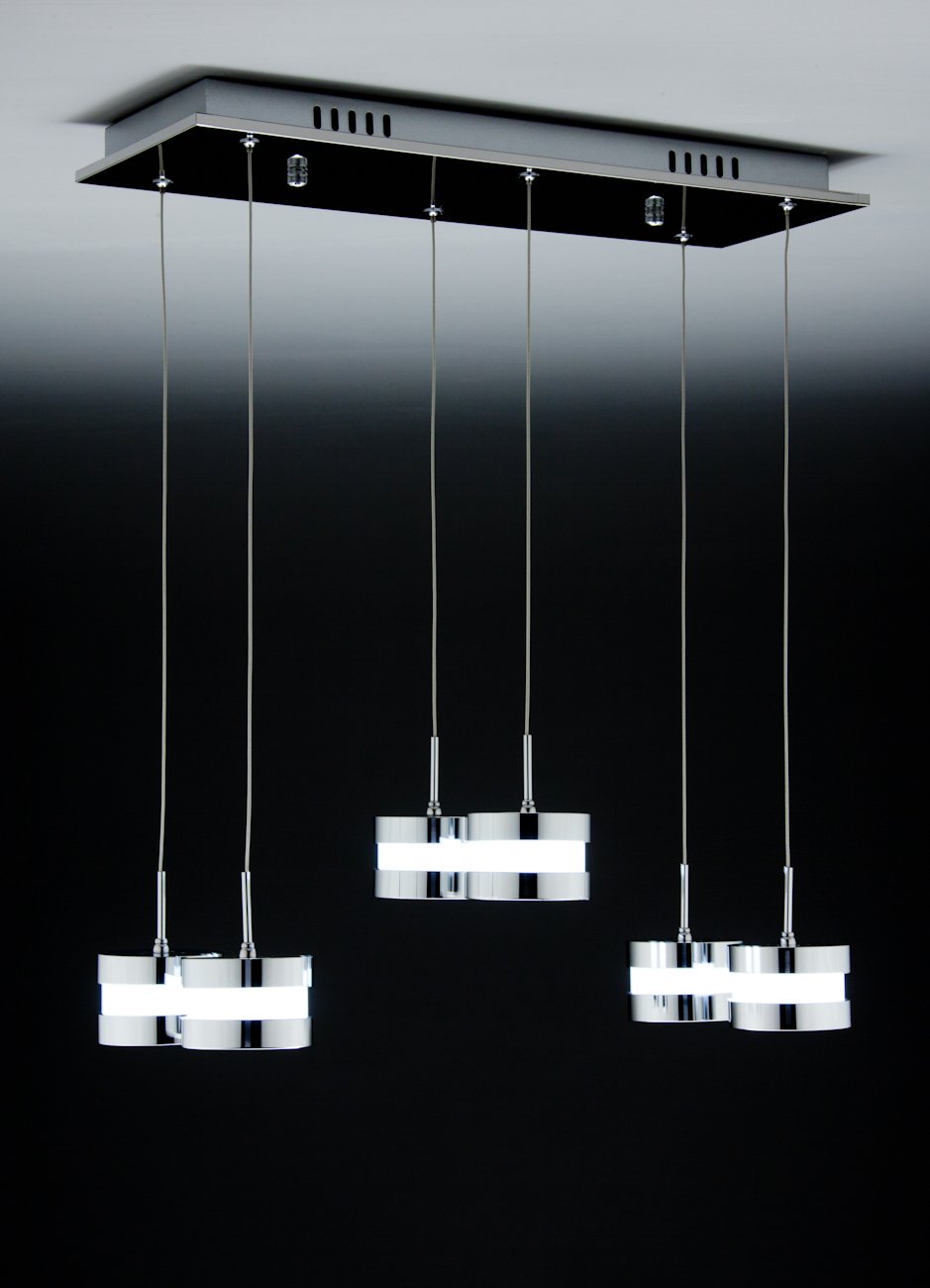 Lampadario a Sospensione Led Cup 6 di Design Moderno