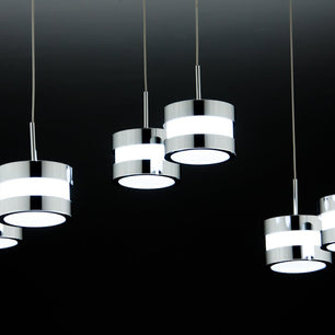 Lampadario a Sospensione Led Cup 6 di Design Moderno