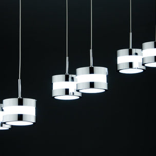 Lampadario a Sospensione Led Cup 6 di Design Moderno