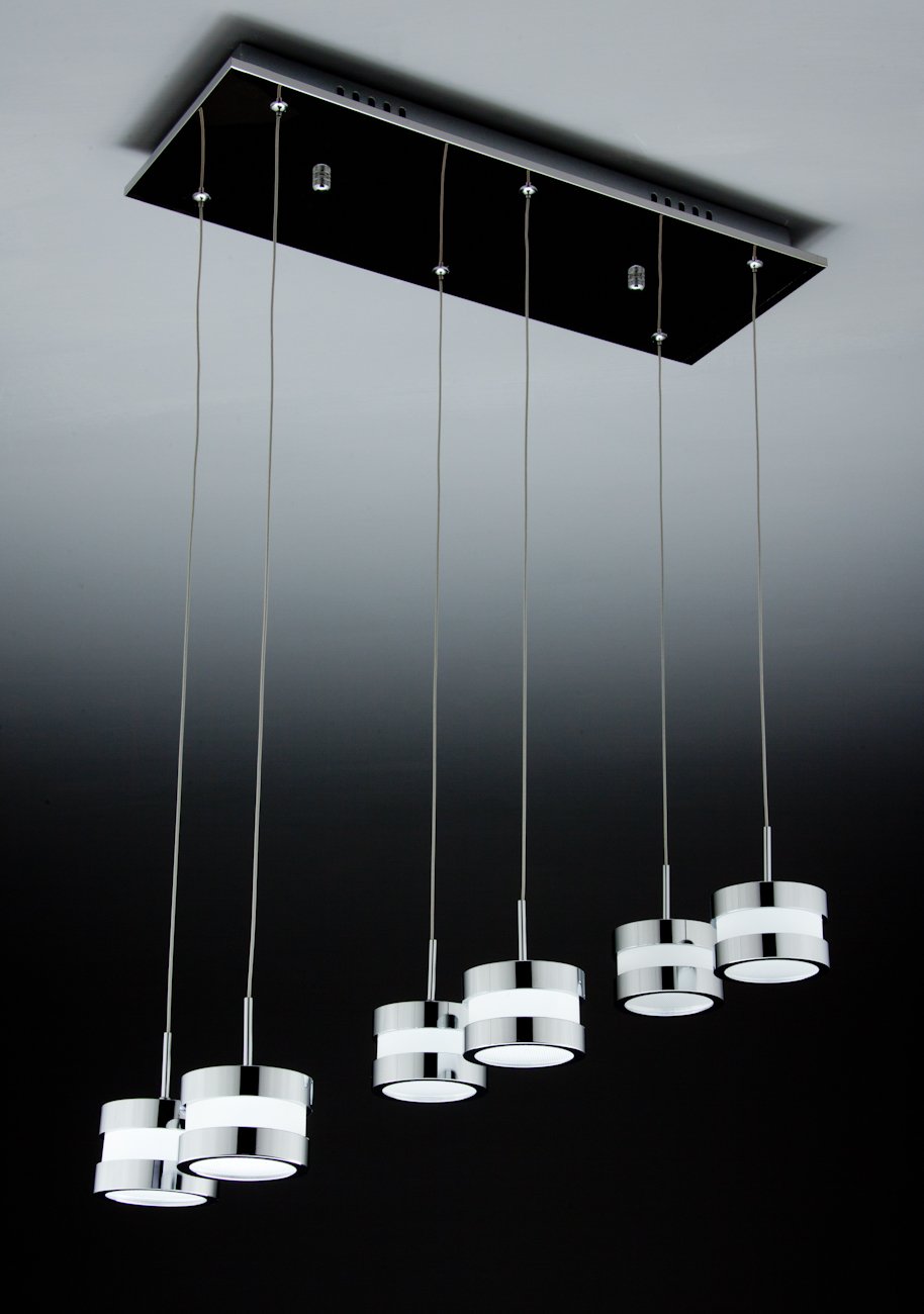 Lampadario a Sospensione Led Cup 6 di Design Moderno