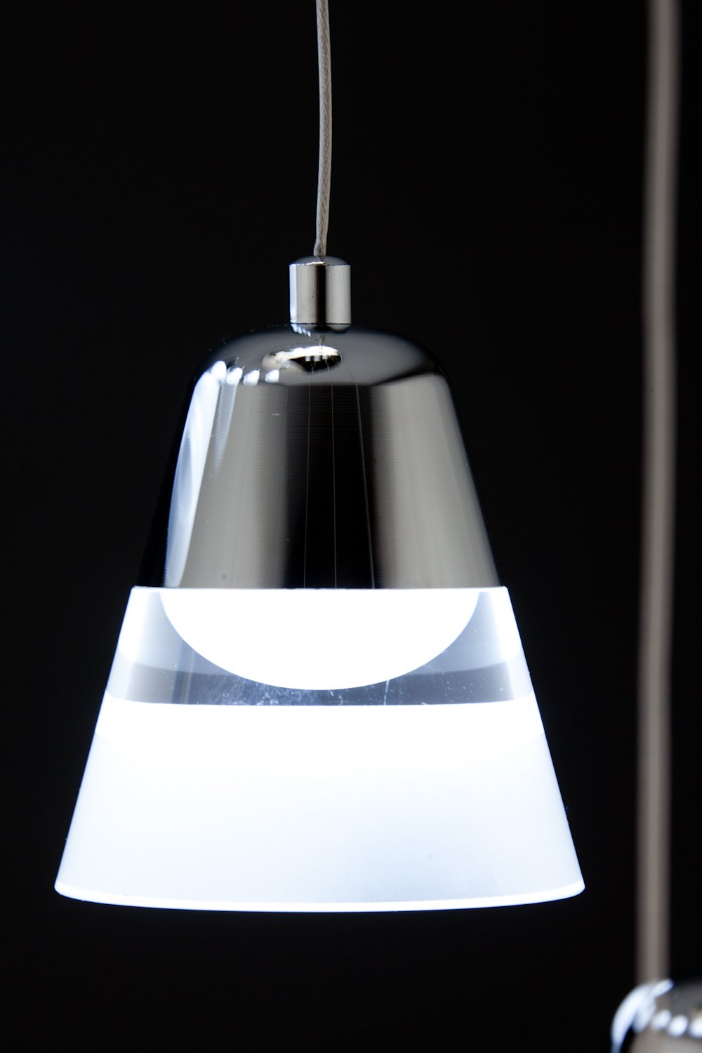 Lampadario a Sospensione Led Glass 9 per ambienti di Design