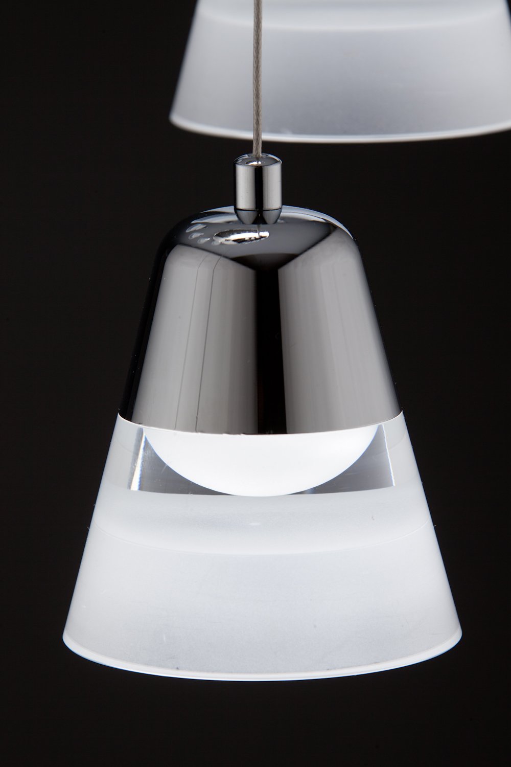 Lampadario a Sospensione Led Glass 9 per ambienti di Design