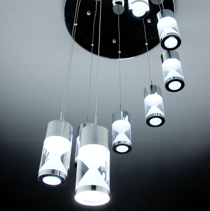 Lampadario a Sospensione Led Clessi 9 di Design Moderno