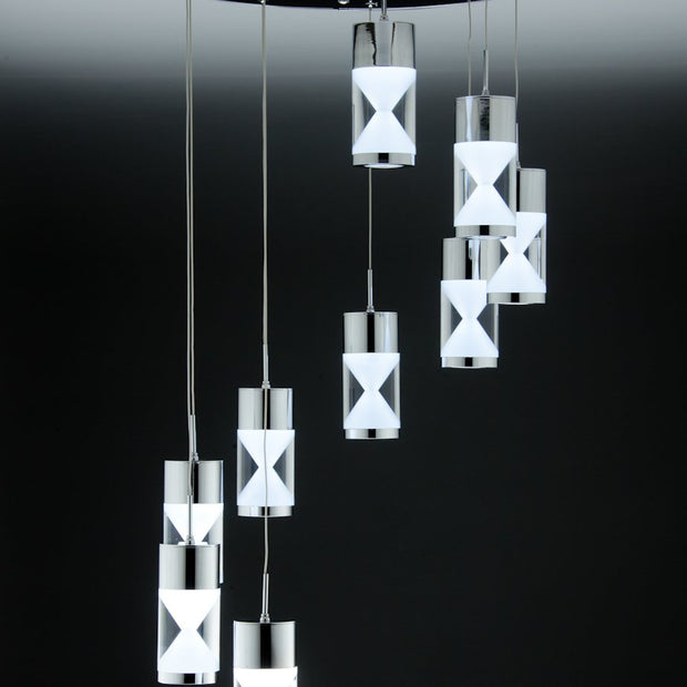 Lampadario a Sospensione Led Clessi 9 di Design Moderno