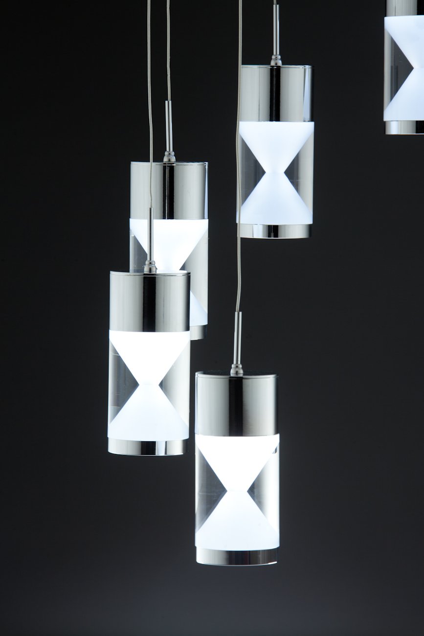 Lampadario a Sospensione Led Clessi 9 di Design Moderno