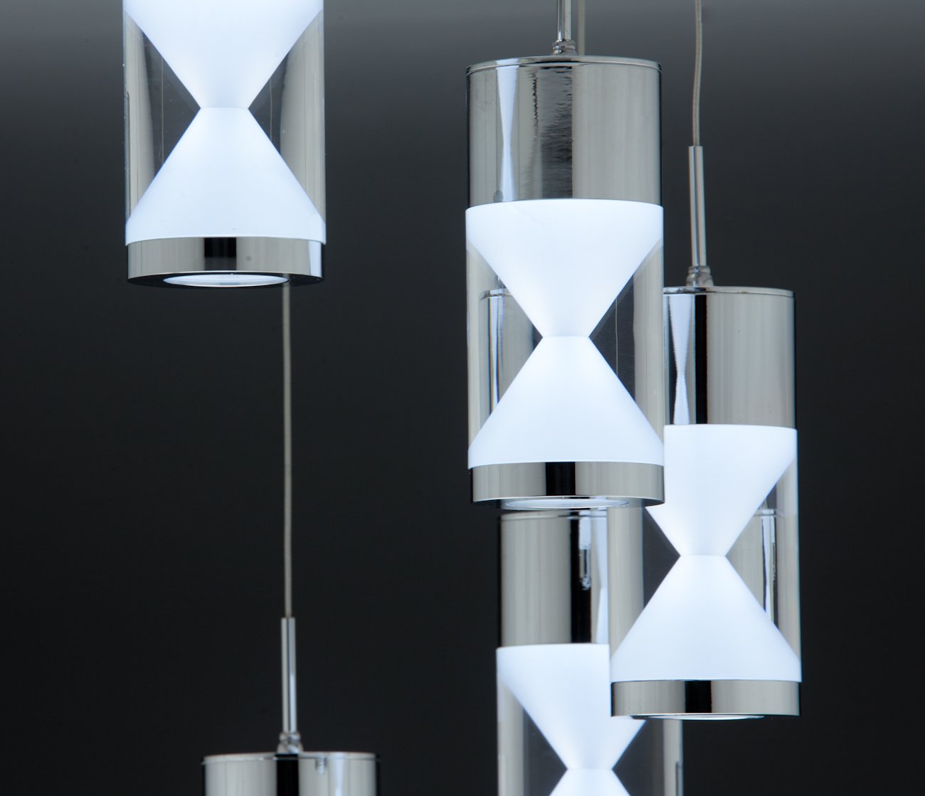 Lampadario a Sospensione Led Clessi 9 di Design Moderno