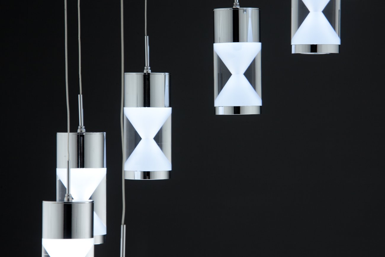 Lampadario a Sospensione Led Clessi 9 di Design Moderno