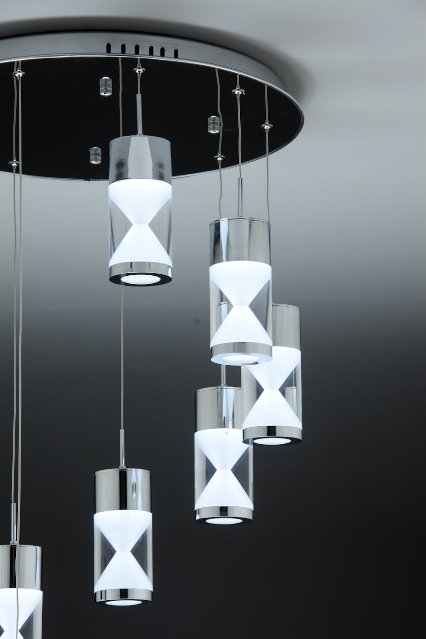 Lampadario a Sospensione Led Clessi 9 di Design Moderno