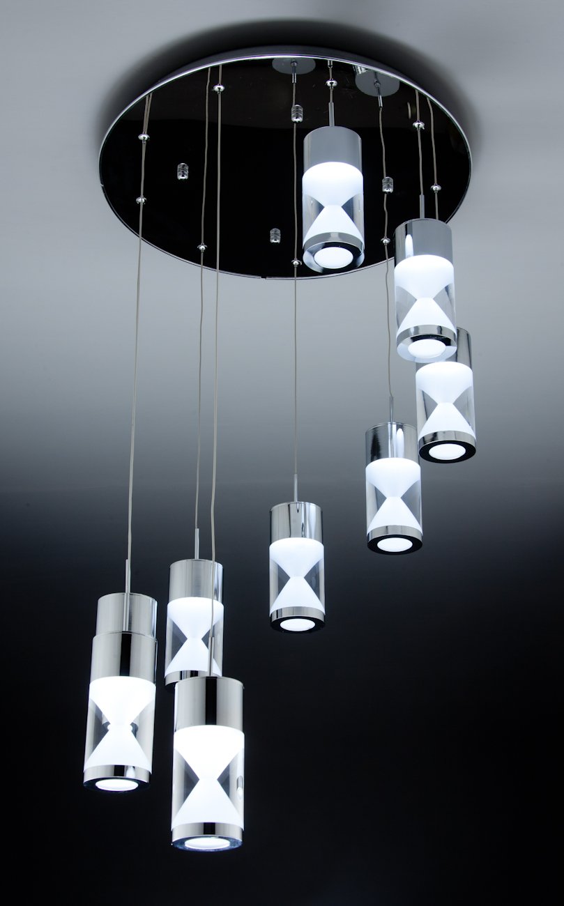 Lampadario a Sospensione Led Clessi 9 di Design Moderno