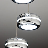Lampadario a Sospensione Led Plate 9 di Design Moderno