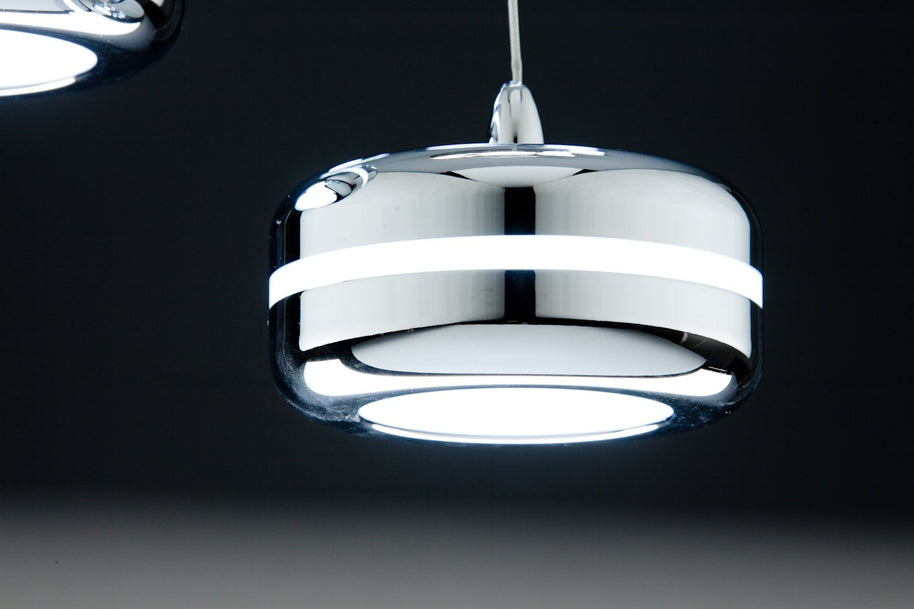 Lampadario a Sospensione Led Plate 9 di Design Moderno