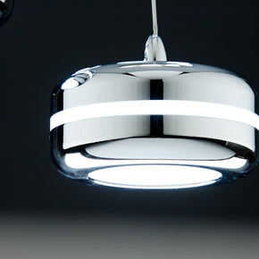 Lampadario a Sospensione Led Plate 9 di Design Moderno