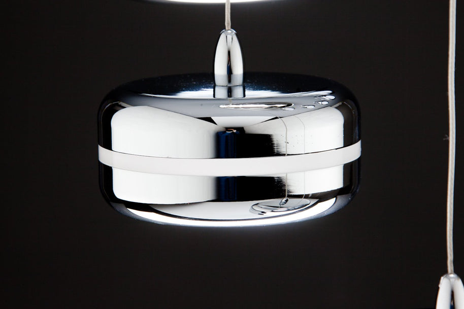 Lampadario a Sospensione Led Plate 9 di Design Moderno