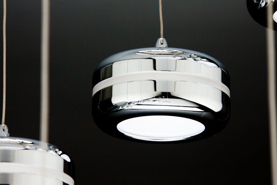 Lampadario a Sospensione Led Plate 9 di Design Moderno