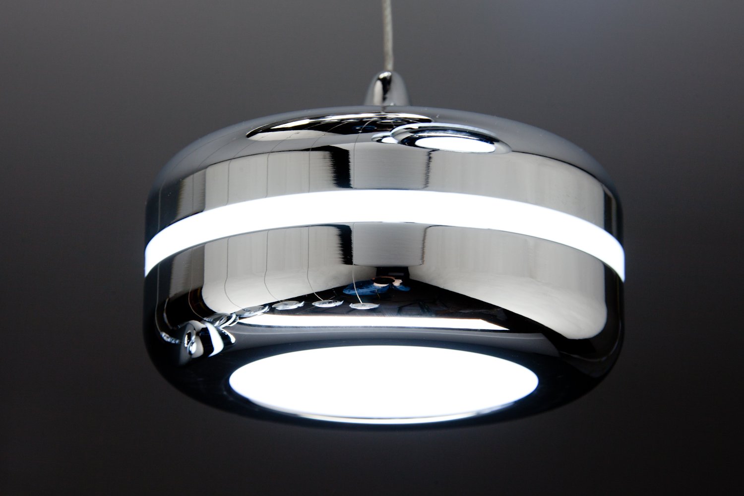 Lampadario a Sospensione Led Plate 9 di Design Moderno