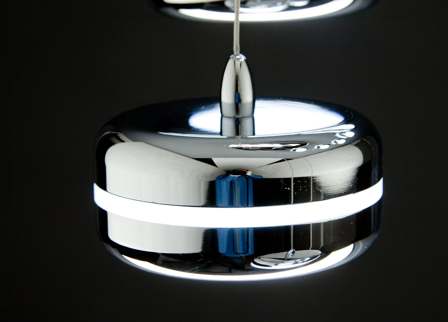 Lampadario a Sospensione Led Plate 9 di Design Moderno