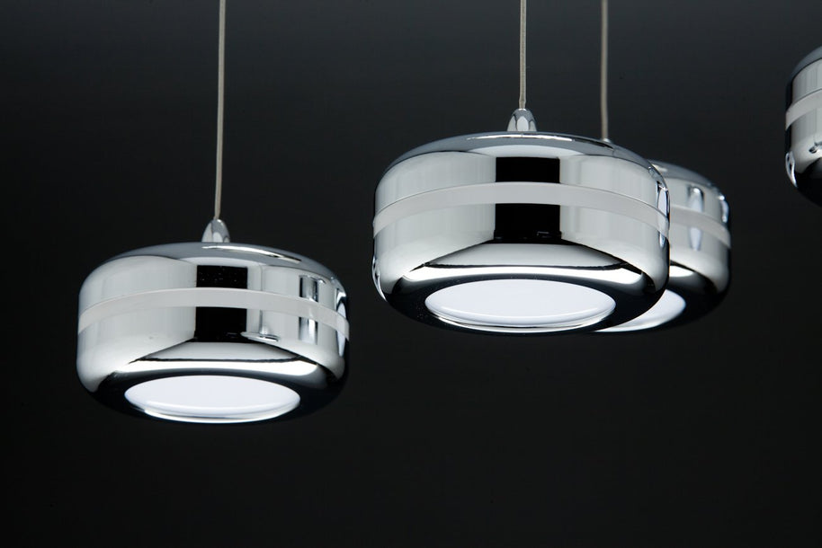 Lampadario a Sospensione Led Plate 6 di Design Moderno