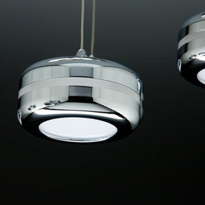 Lampadario a Sospensione Led Plate 6 di Design Moderno