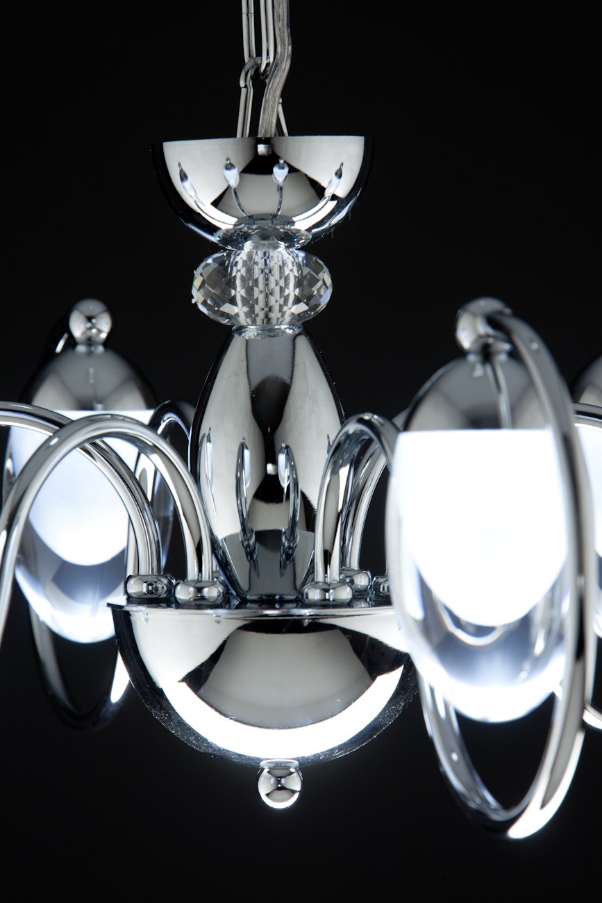 Lampadario a Sospensione Led Candeliere 6 Design Moderno