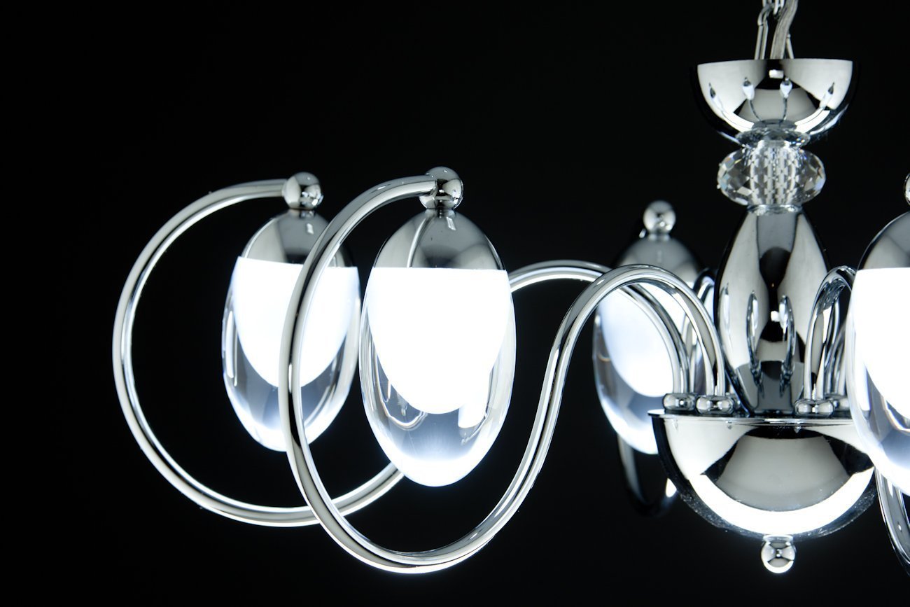 Lampadario a Sospensione Led Candeliere 6 Design Moderno