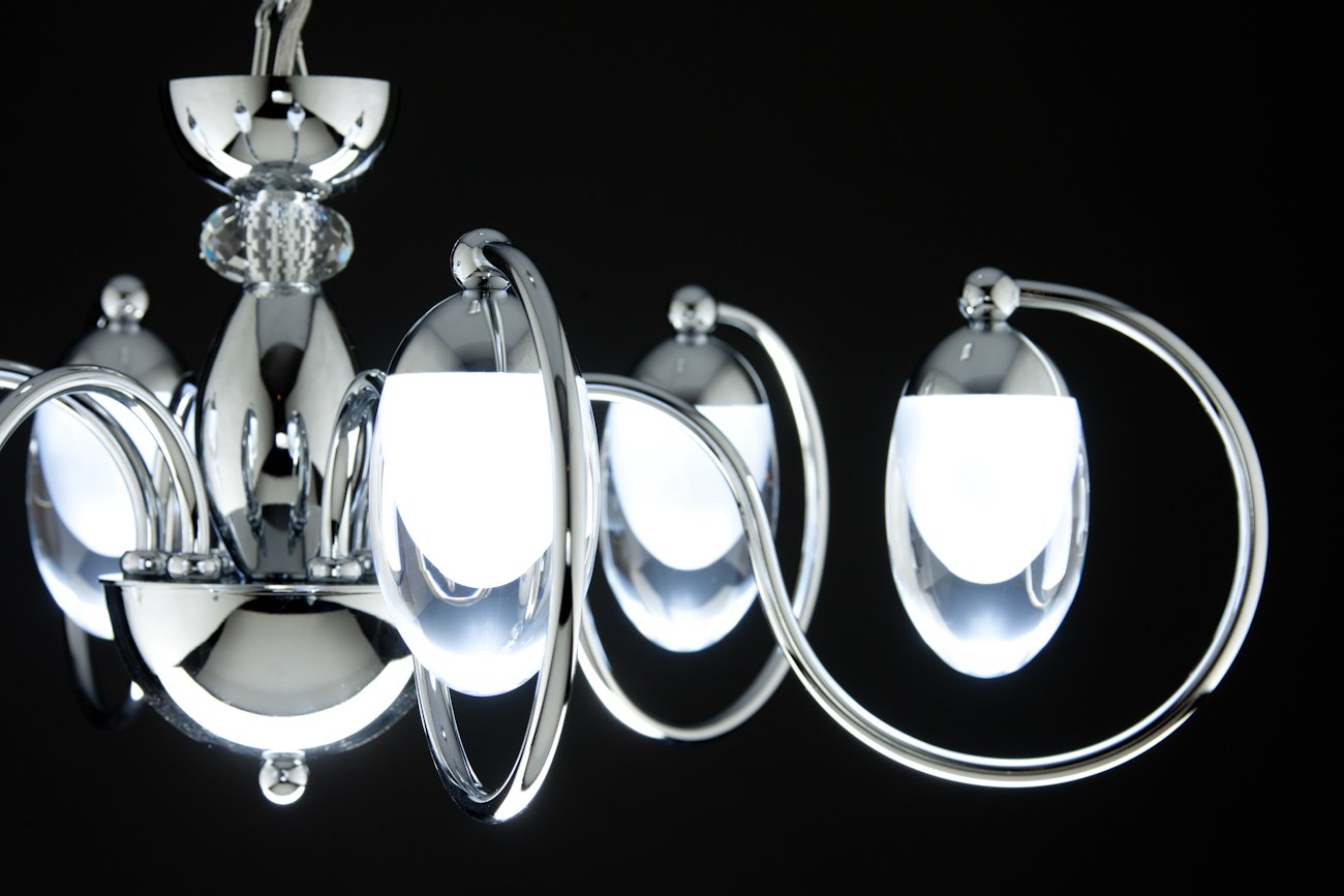 Lampadario a Sospensione Led Candeliere 6 Design Moderno