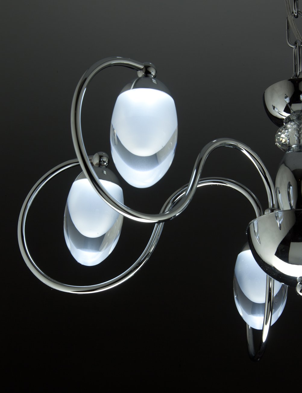 Lampadario a Sospensione Led Candeliere 6 Design Moderno