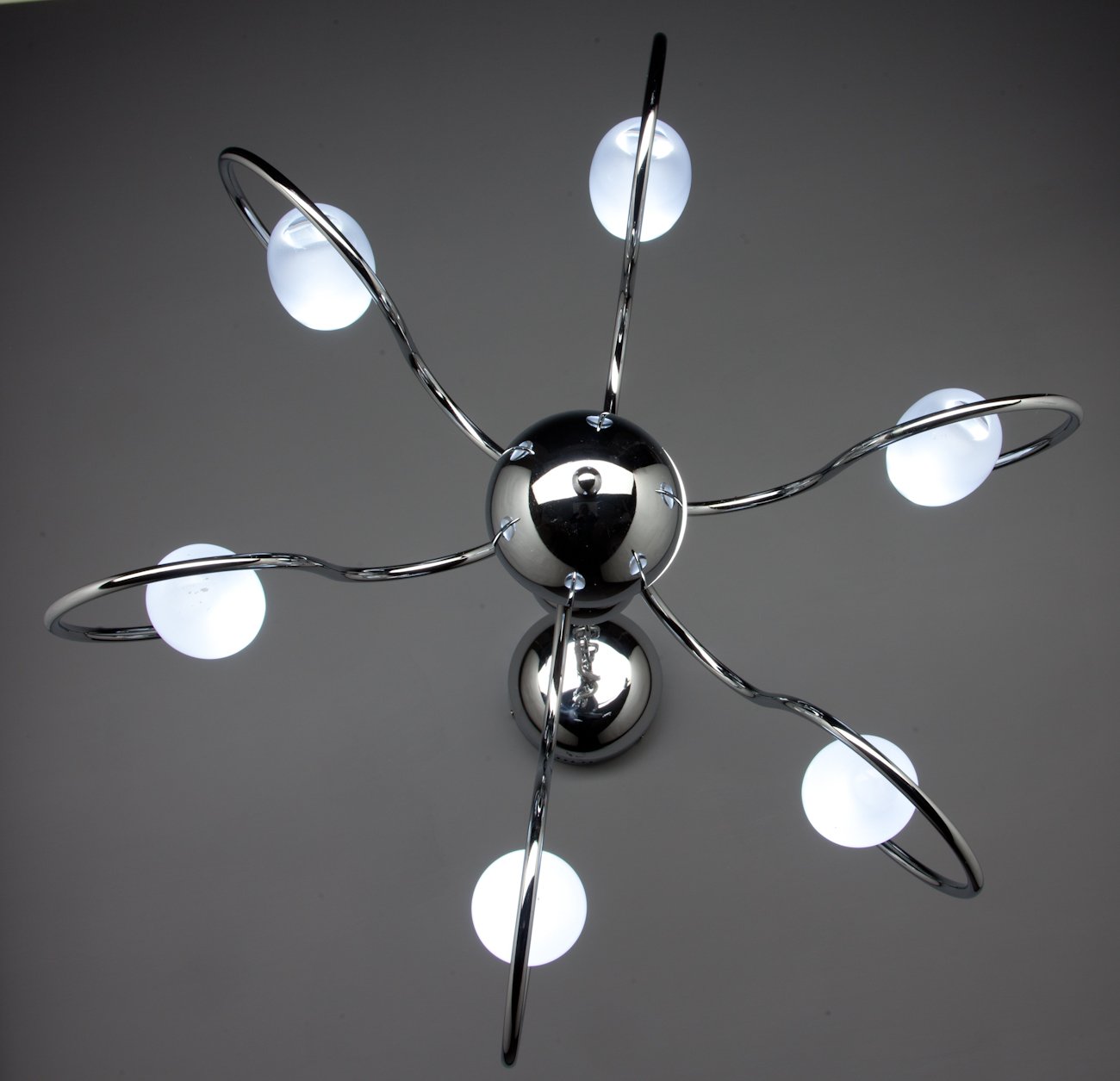 Lampadario a Sospensione Led Candeliere 6 Design Moderno