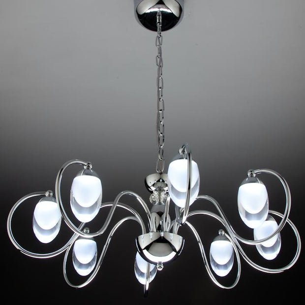 Lampadario a Sospensione led Candeliere 8 di Design Moderno