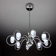 Lampadario a Sospensione led Candeliere 8 di Design Moderno