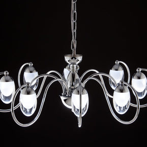 Lampadario a Sospensione led Candeliere 8 di Design Moderno