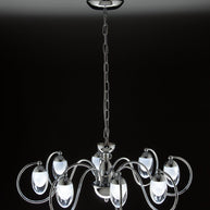 Lampadario a Sospensione led Candeliere 8 di Design Moderno