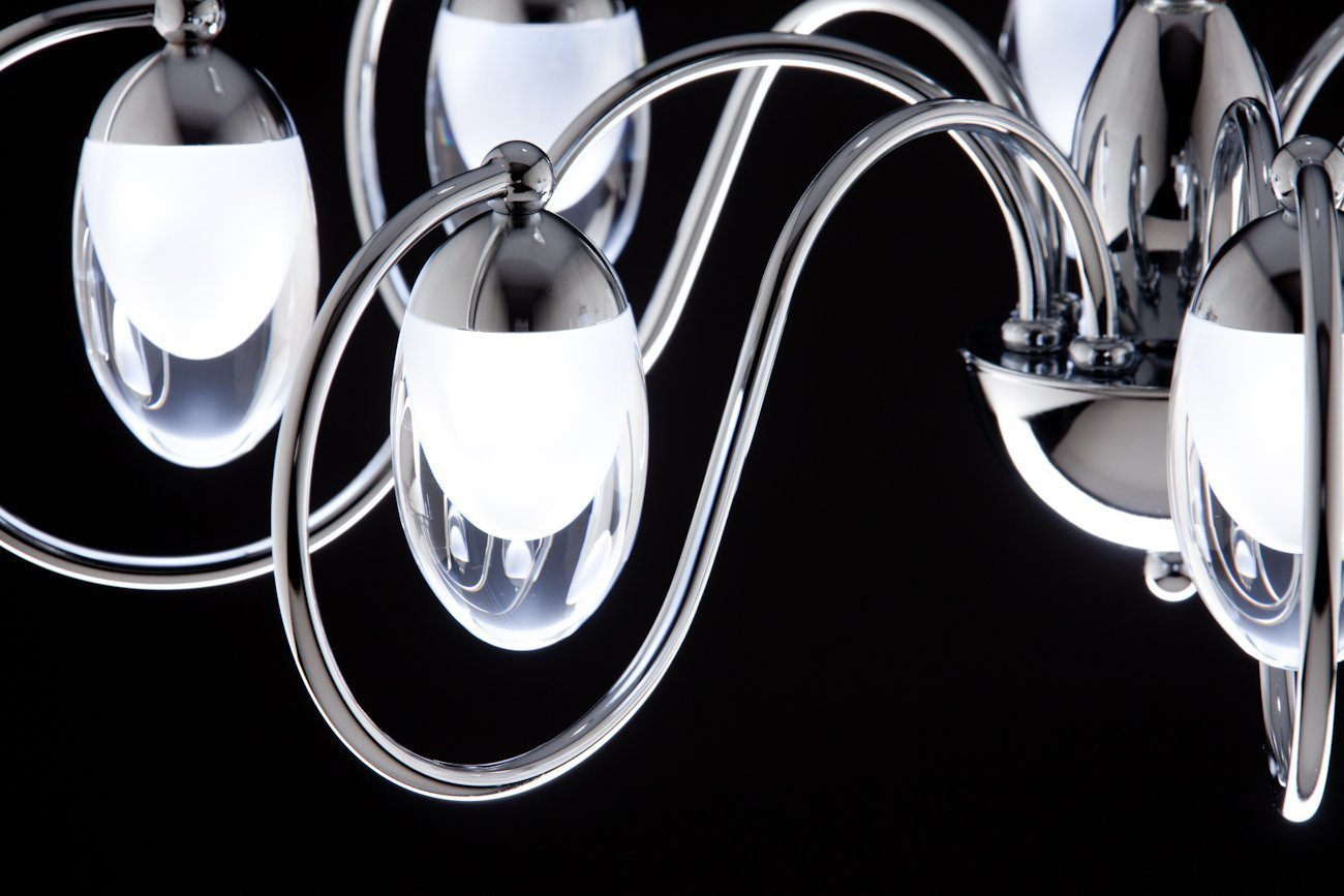 Lampadario a Sospensione led Candeliere 8 di Design Moderno