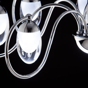 Lampadario a Sospensione led Candeliere 8 di Design Moderno