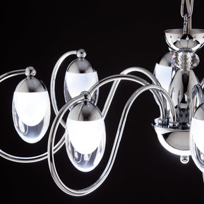 Lampadario a Sospensione led Candeliere 8 di Design Moderno