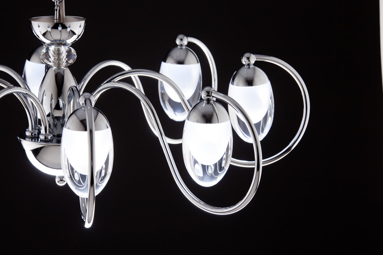Lampadario a Sospensione led Candeliere 8 di Design Moderno