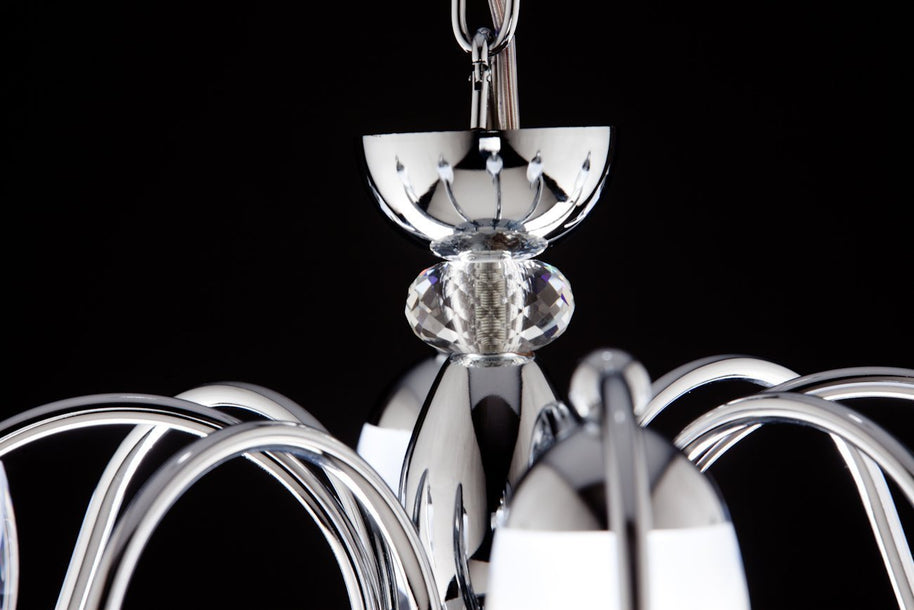 Lampadario a Sospensione led Candeliere 8 di Design Moderno