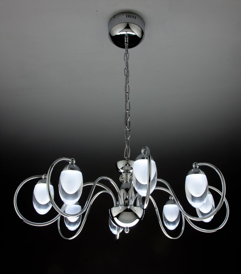 Lampadario a Sospensione led Candeliere 8 di Design Moderno