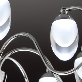 Lampadario a Sospensione led Candeliere 8 di Design Moderno
