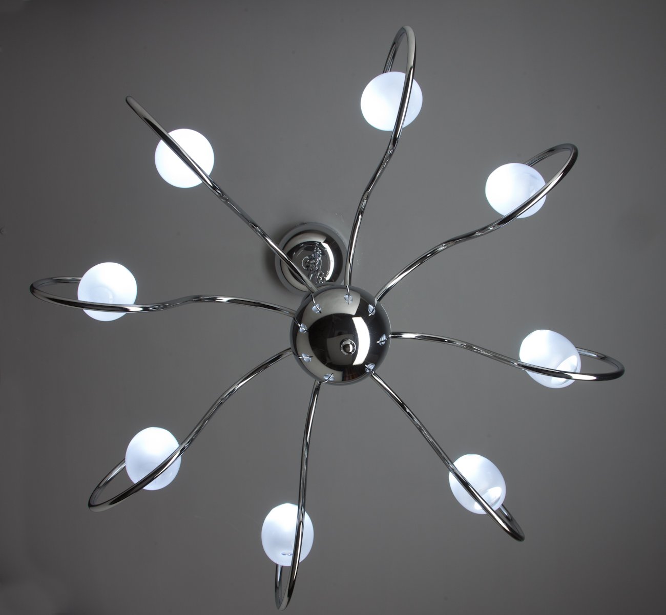 Lampadario a Sospensione led Candeliere 8 di Design Moderno