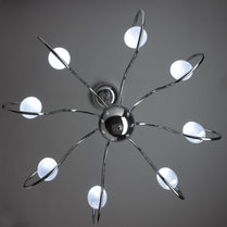 Lampadario a Sospensione led Candeliere 8 di Design Moderno