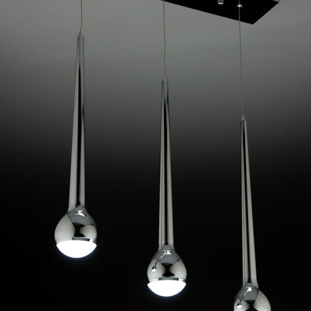 Lampadario a Sospensione Led Drop 3 di Design Moderno